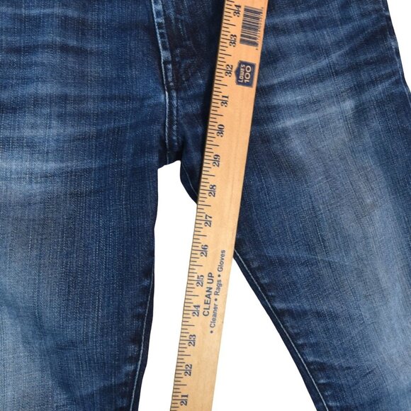 AG Adriano Goldschmied Matchbox Jeans 32 Slim Straight Dark Wash Premium Denim - Picture 7 of 11